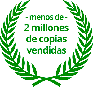 Menos de dos millones de copias vendidas